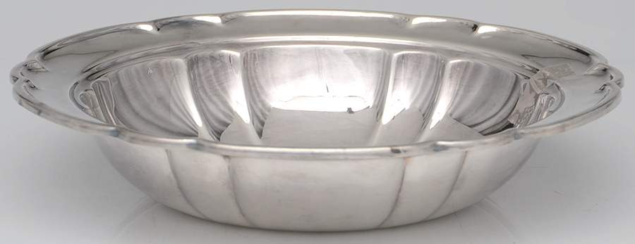 K61 (Silverplate, Hollowware) 10" Round Vegetable Bowl by Fisher Silversmiths-1