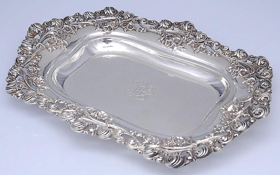1721 (Sterling, Hollowware) Asparagus Serving Tray No Strainer by Ferdinand Fuchs & Bros-1