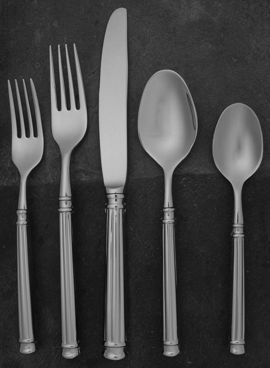 Nyssa (Stainless) 5 Piece Place Setting by Fortessa-1