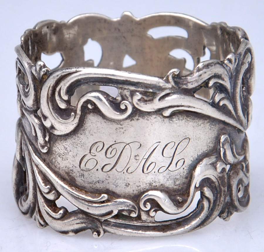 428 (Sterling, Hollowware) Napkin Ring by Frank Whiting-1