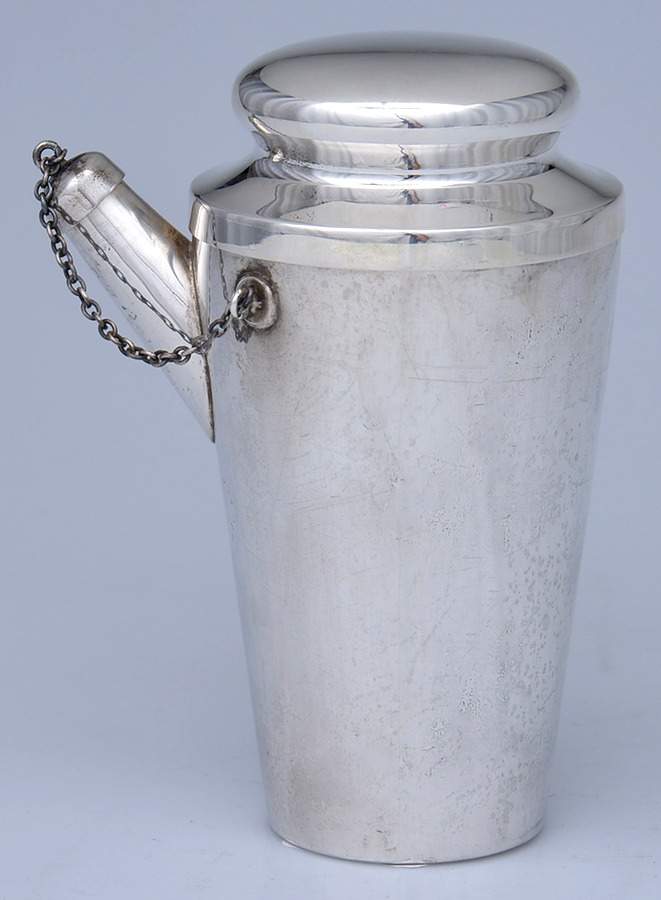 5627 (Sterling, Hollowware) Cocktail Shaker with Lid by Frank Whiting-1