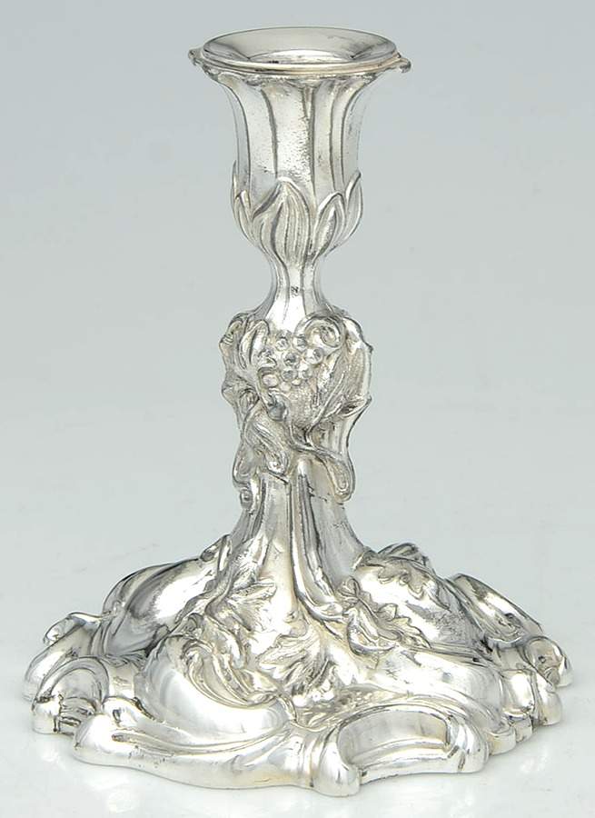 74 (Silverplate, Hollowware) 6" Candlestick by Forbes-1