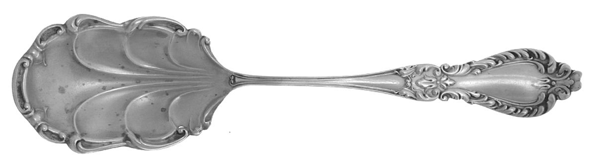 FSG13 (Sterling) Sugar Shell Spoon by F S Gilbert-1