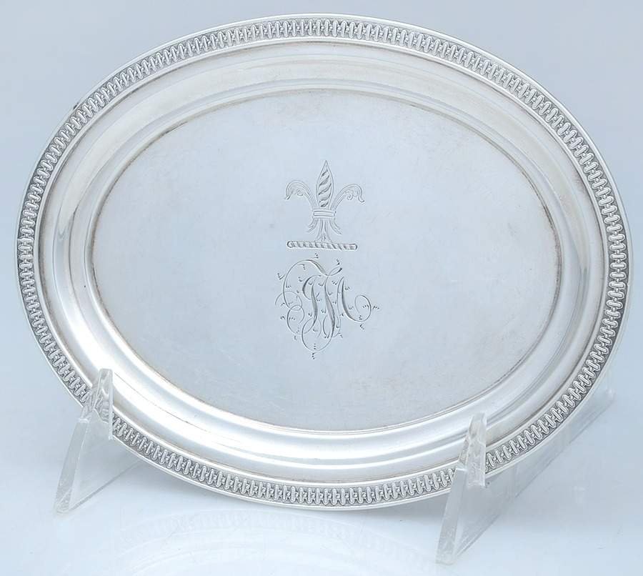 Stag (Sterling, Hollowware) Underplate for Sterling Gravy Boat by Ford & Tupper-Retailer-1