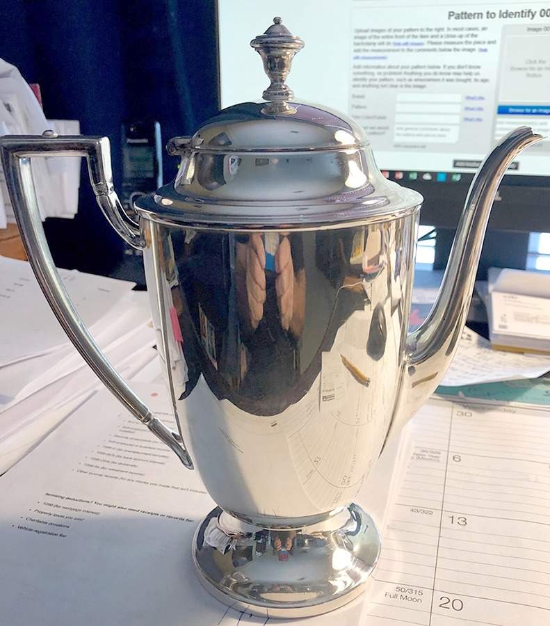 Putnam (Silverplate, Hollowware) Silverplate Coffee Pot by Forbes-1