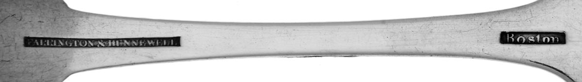 Coin Silver Flatware Tablespoon (Serving Spoon) by Farrington & Hunnewell-3