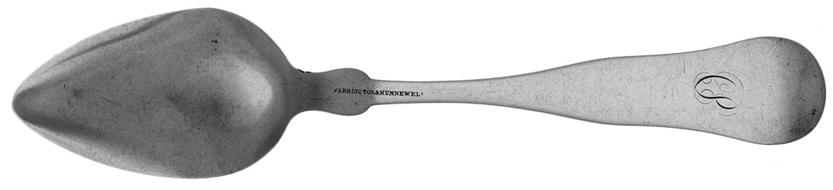 Coin Silver Flatware Teaspoon by Farrington & Hunnewell-2
