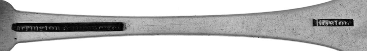 Coin Silver Flatware Tablespoon (Serving Spoon) by Farrington & Hunnewell-3