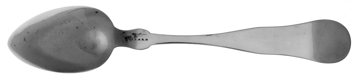 Coin Silver Flatware Dessert/Oval Soup Spoon by Farrington & Hunnewell-2