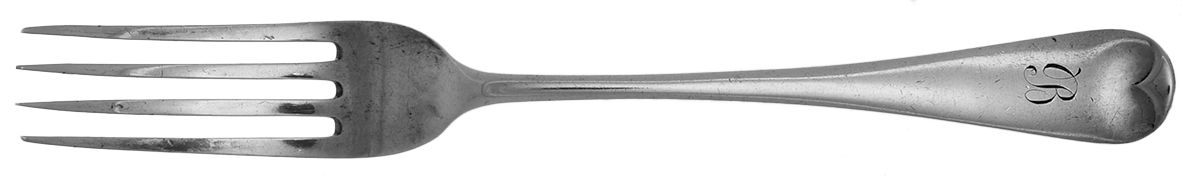 F6H1 (Sterling) Monogram Fork by Francis Higgins & Son Ltd-1