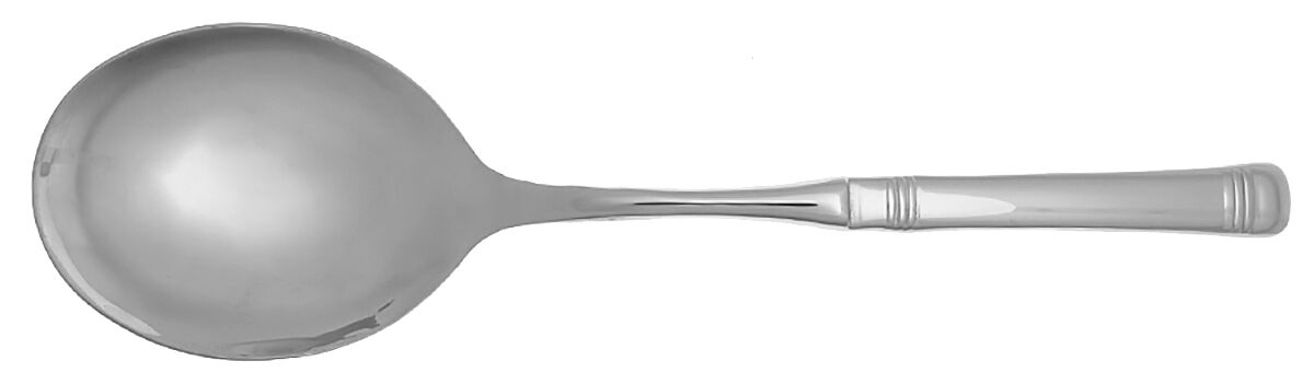 Everyday Bistro Band (Stainless) Casserole Spoon with Smooth Stainless Bowl HC by Fitz & Floyd-1