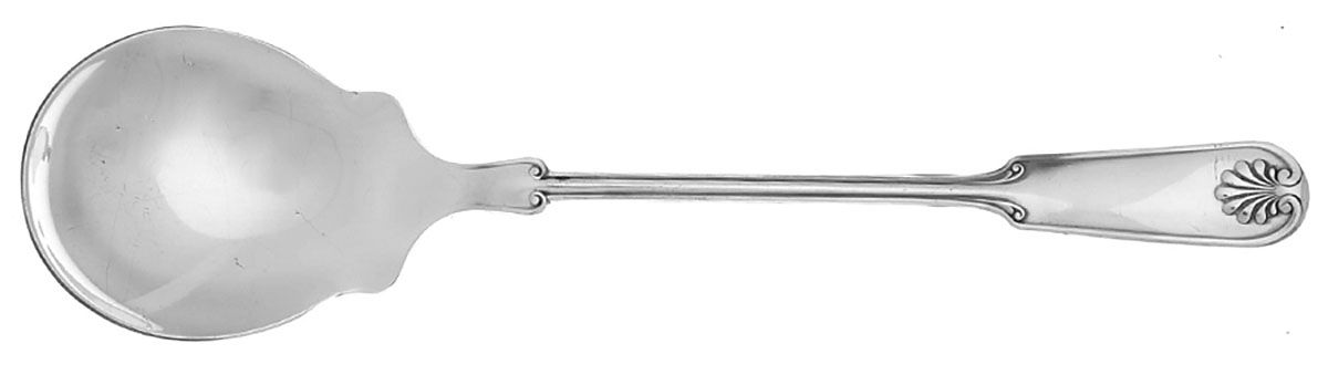 FWS35 (Silverplate) Oversize Solid Salad Serving Spoon by Frank Whiting-1