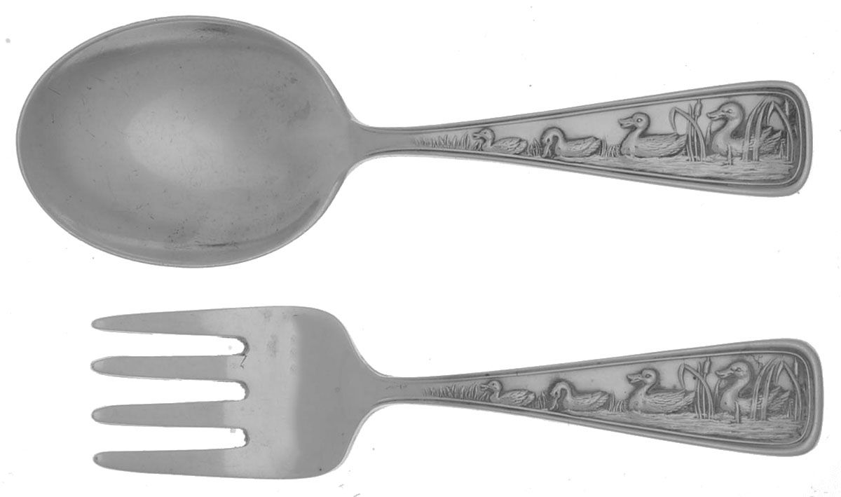 Sterling Flatware 2 Pc Baby Set (BF, BS) by Fessenden-1