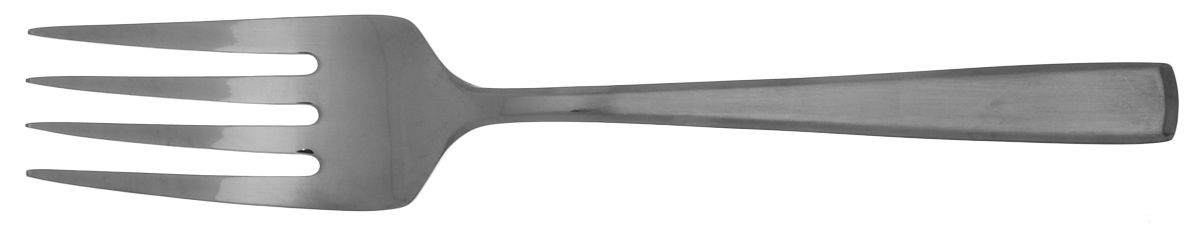 Rosemary (Stainless, Flat Tip) Medium Solid Cold Meat Serving Fork by Food Network-1