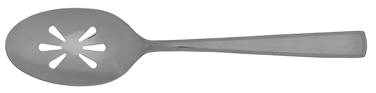 Rosemary (Stainless, Flat Tip) Pierced Tablespoon (Serving Spoon) by Food Network-1