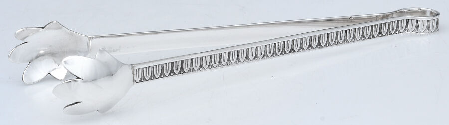 FMZ2 (Sterling) Large Ice Serving Tongs with Claw Tips by F. Ramirez-1