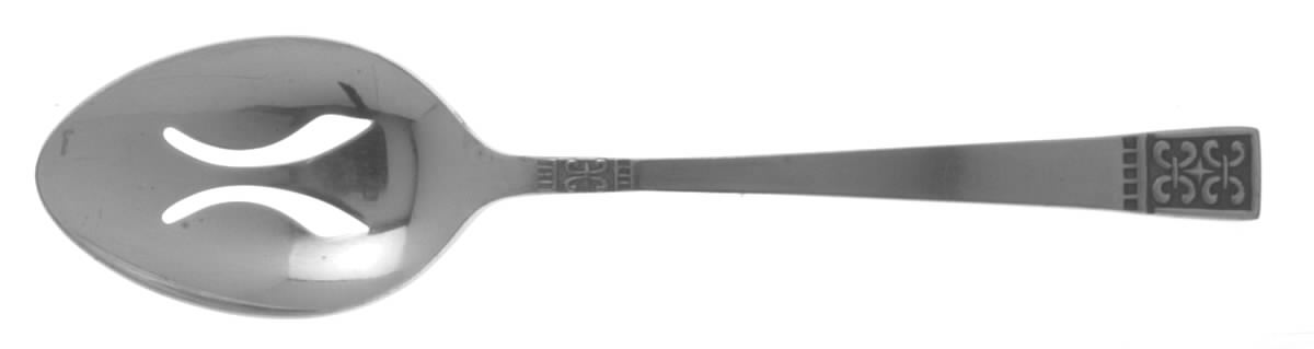 Andante (Stainless) Pierced Tablespoon (Serving Spoon) by Grace-1