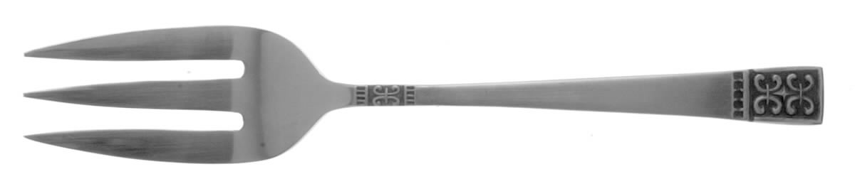 Andante (Stainless) Medium Solid Cold Meat Serving Fork by Grace-1