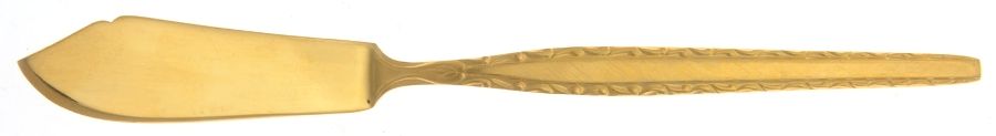 Melody (Gold Electroplate) Flat Handle Master Butter Knife by Grace-1