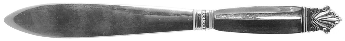 Acanthus (Sterling, 1917) Hollow Handle Paper Cutter-Sterling Blade by Georg Jensen (Denmark)-1
