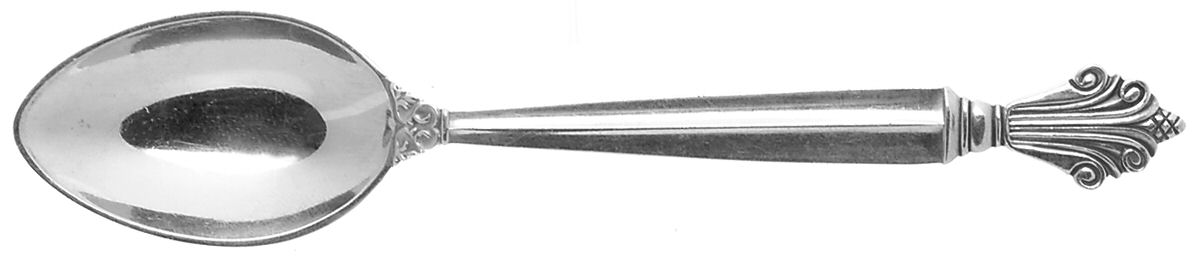 Acanthus (Sterling, 1917) Teaspoon by Georg Jensen (Denmark)-1