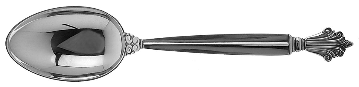 Acanthus (Sterling, 1917) Large Youth Teaspoon by Georg Jensen (Denmark)-1
