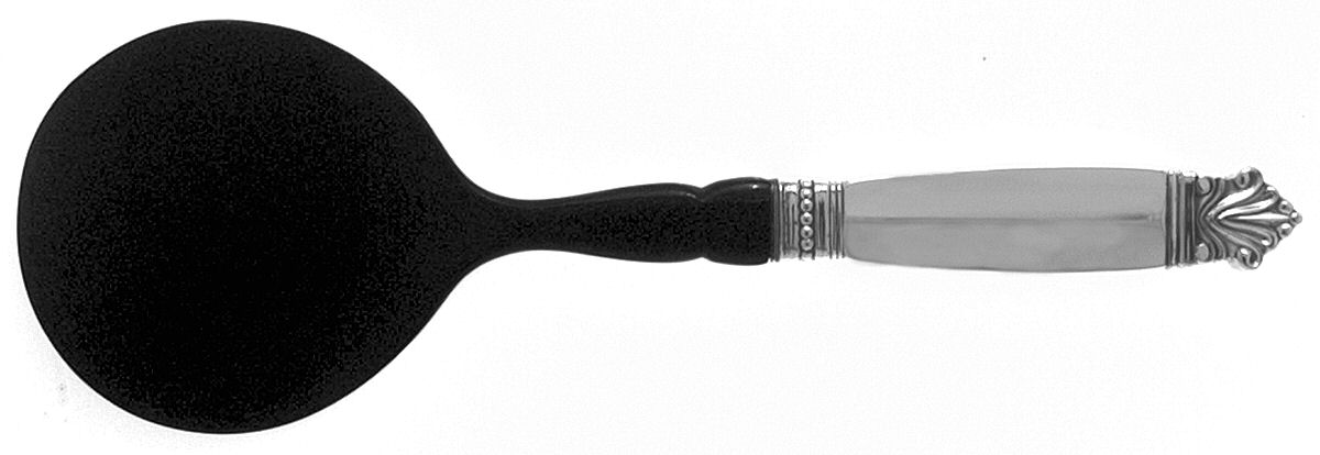 Acanthus (Sterling, 1917) Horn Blade Tomato Server by Georg Jensen (Denmark)-1