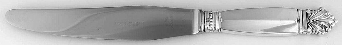 Acanthus (Sterling, 1917) Modern Hollow Knife by Georg Jensen (Denmark)-1