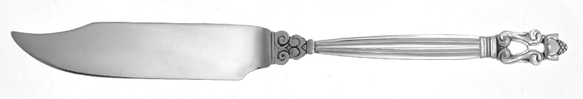 Acorn (Sterling, 1915) Individual Solid Fish Knife by Georg Jensen (Denmark)-1