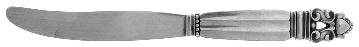 Acorn (Sterling, 1915) Hollow Handle Fruit Knife with Sterling Blade by Georg Jensen (Denmark)-1