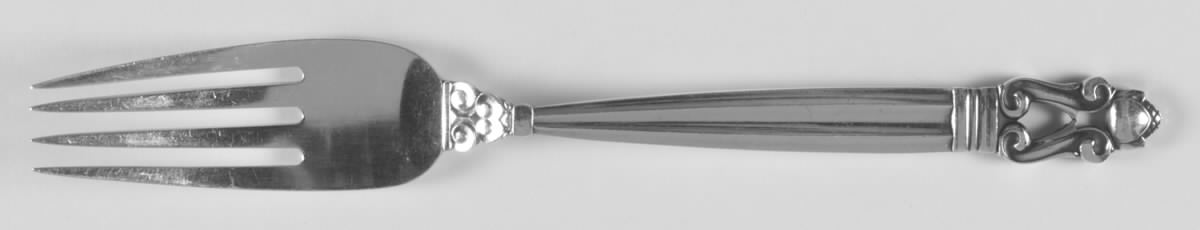 Acorn (Sterling, 1915) European Fork by Georg Jensen (Denmark)-1