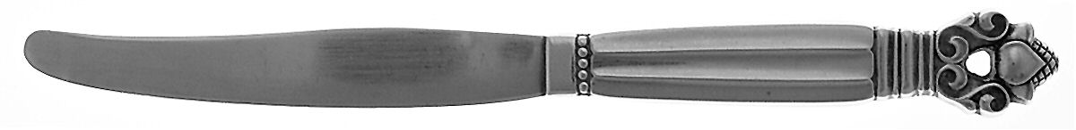 Acorn (Sterling, 1915) Hollow Handle Youth/Tea Knife with Sterling Blade by Georg Jensen (Denmark)-1