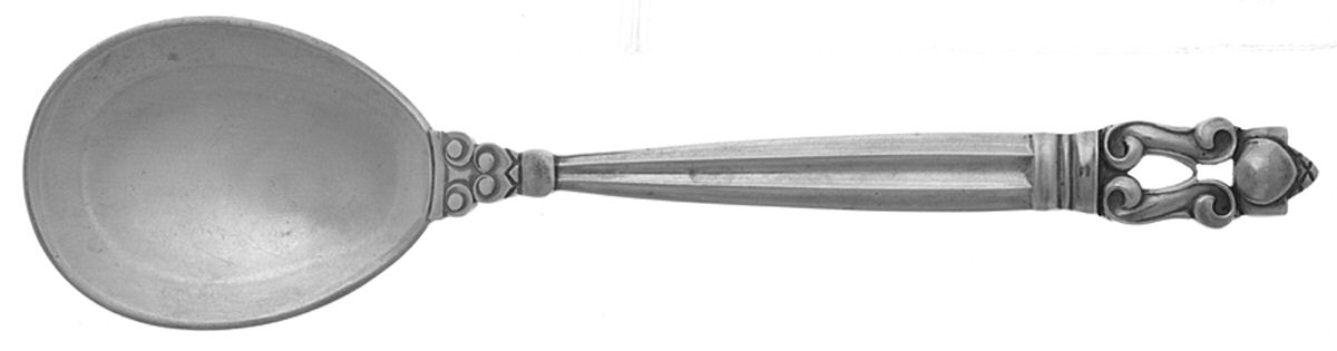 Acorn (Sterling, 1915) Ice Cream Spoon Individual by Georg Jensen (Denmark)-1