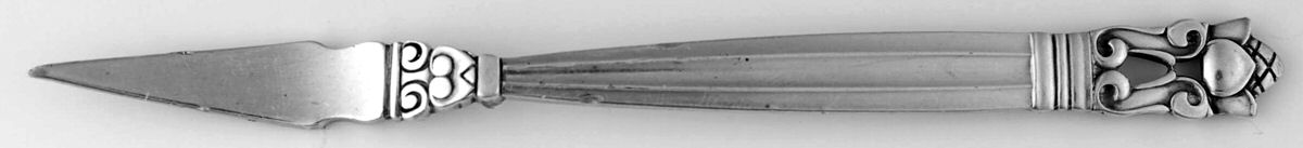 Acorn (Sterling, 1915) Solid Nut Pick by Georg Jensen (Denmark)-1