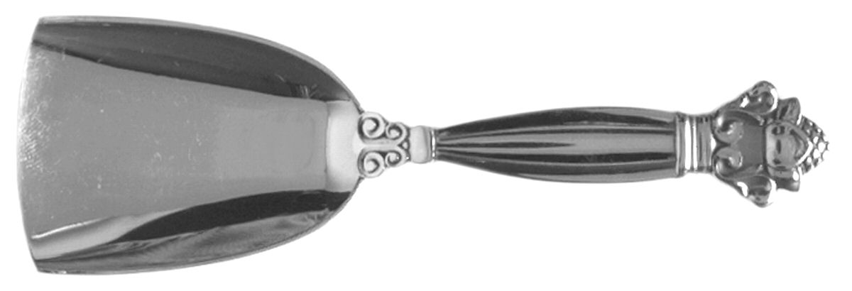 Acorn (Sterling, 1915) Sugar Shovel by Georg Jensen (Denmark)-1