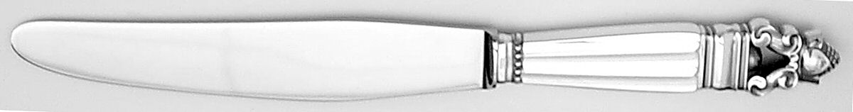 Acorn (Sterling, 1915) European Modern Hollow Knife by Georg Jensen (Denmark)-1