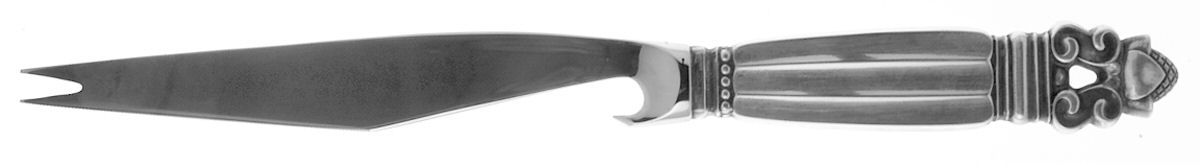 Acorn (Sterling, 1915) Hollow Handle Bar Knife by Georg Jensen (Denmark)-1