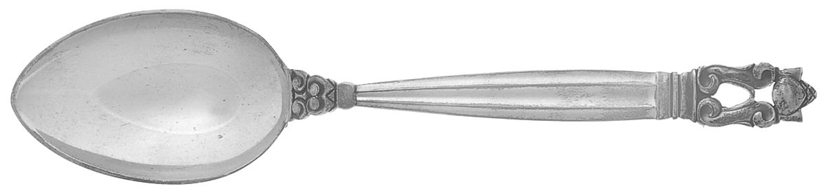 Acorn (Sterling, 1915) Large Youth Teaspoon by Georg Jensen (Denmark)-1