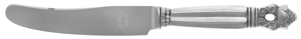 Acorn (Sterling, 1915) Baby Knife with Stainless Blade by Georg Jensen (Denmark)-1