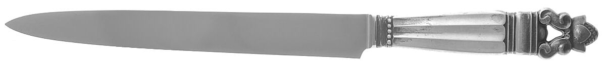 Acorn (Sterling, 1915) Knife-Carving/Sm-Stn Bld/Steak by Georg Jensen (Denmark)-1