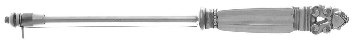 Acorn (Sterling, 1915) Wired Cheese Cutter by Georg Jensen (Denmark)-1