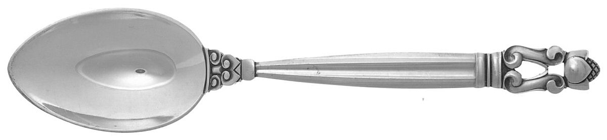 Acorn (Sterling, 1915) Teaspoon by Georg Jensen (Denmark)-1