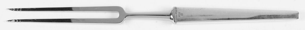 Argo (Sterling) Large Stainless-Prong Roast Carving Fork by Georg Jensen (Denmark)-1