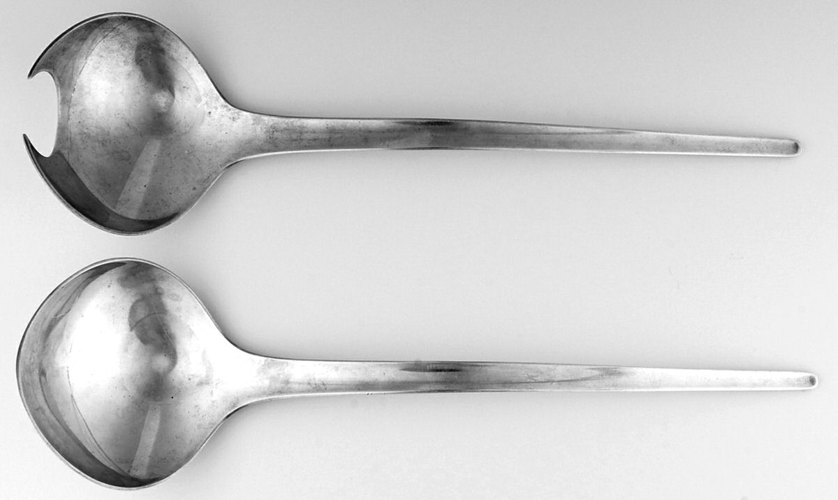 Argo (Sterling) Solid Serving Set by Georg Jensen (Denmark)-1