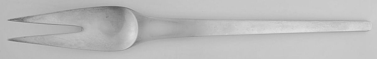 Argo (Sterling) Medium Solid Cold Meat Serving Fork by Georg Jensen (Denmark)-1