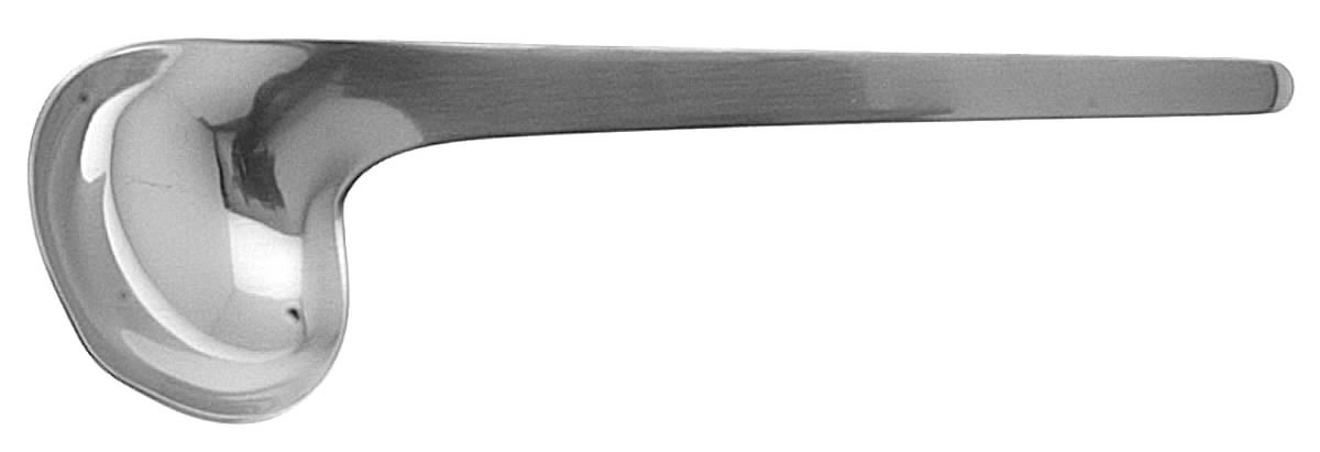 Arne Jacobsen (Stainless, Satin) Solid Gravy Ladle by Georg Jensen (Denmark)-1