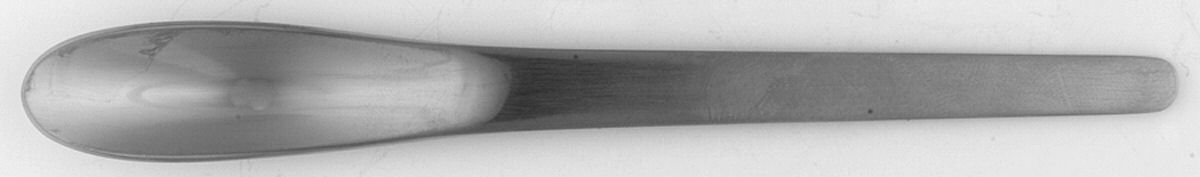 Arne Jacobsen (Stainless, Satin) Teaspoon by Georg Jensen (Denmark)-1