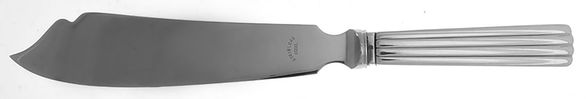 Bernadotte (Sterling, 1939) Cake Knife with Stainless Blade by Georg Jensen (Denmark)-1