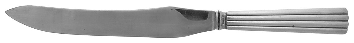 Bernadotte (Sterling, 1939) Large Stainless Blade Roast Carving Knife by Georg Jensen (Denmark)-1