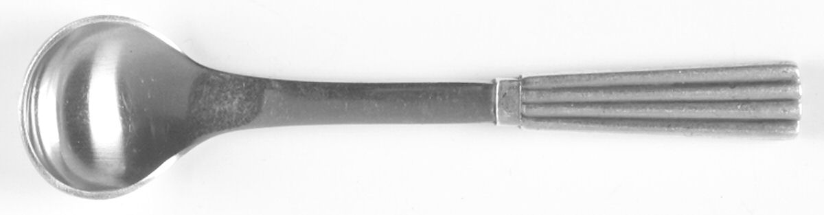 Bernadotte (Sterling, 1939) Mustard Spoon with Stainless Bowl by Georg Jensen (Denmark)-1
